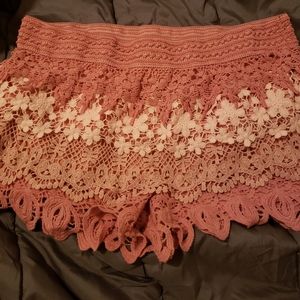 Stretchy Lace Shorts